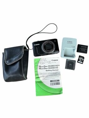 Canon PowerShot SX260 HS 12.1MP Digital Camera and Accessory Bundle Tested READ